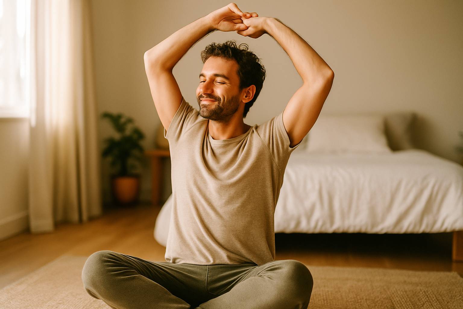 Rituel corporel du matin pour se sentir présent et vivant